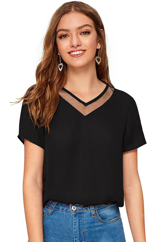 V neck modern western top collection