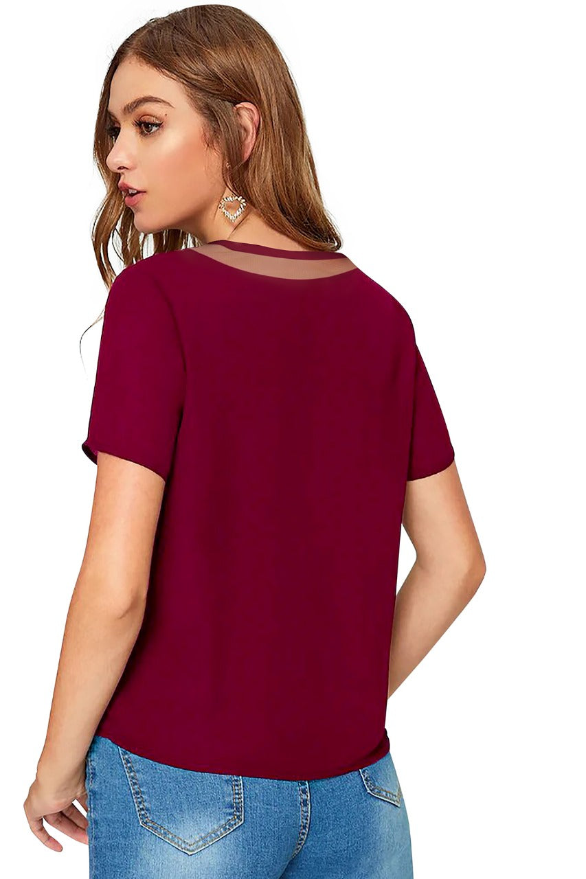 V neck modern western top collection
