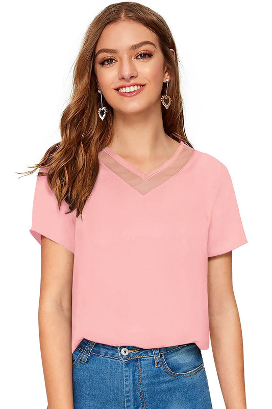 V neck modern western top collection