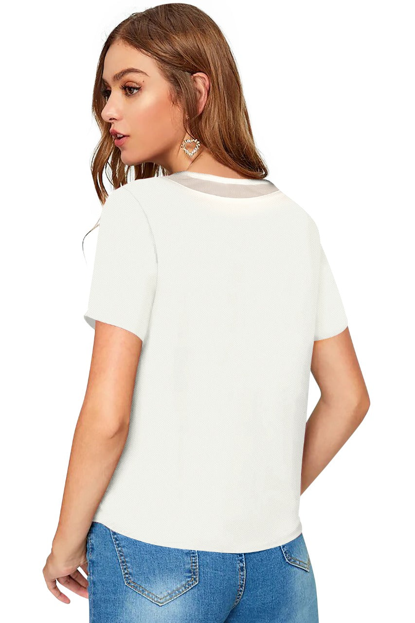 V neck modern western top collection