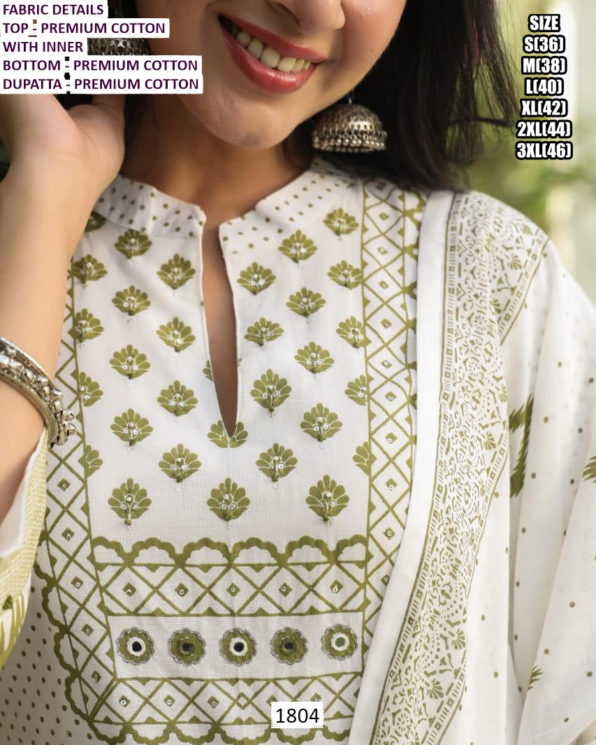 Elegant premium cotton suit