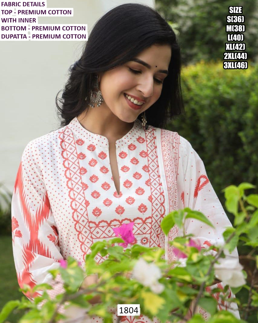 Elegant premium cotton suit