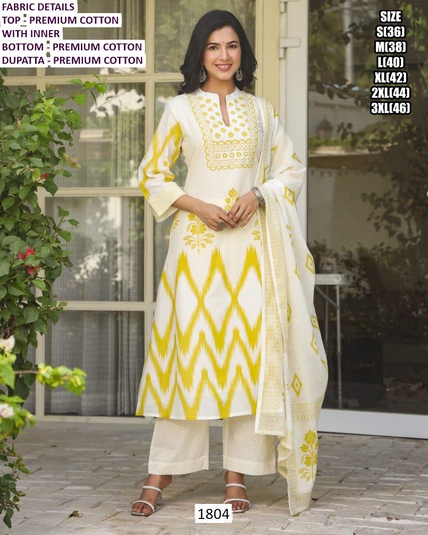Elegant premium cotton suit