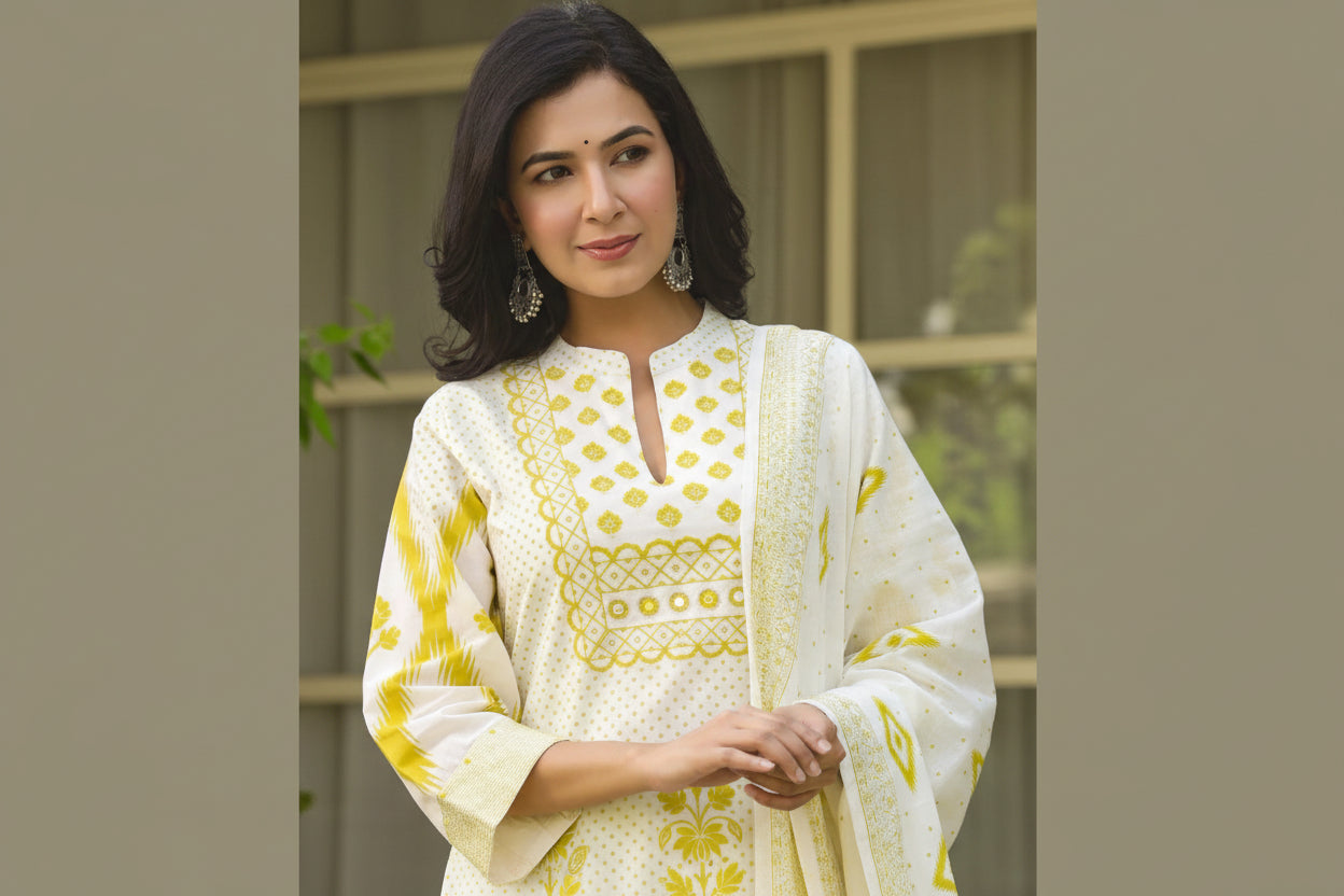 Elegant premium cotton suit