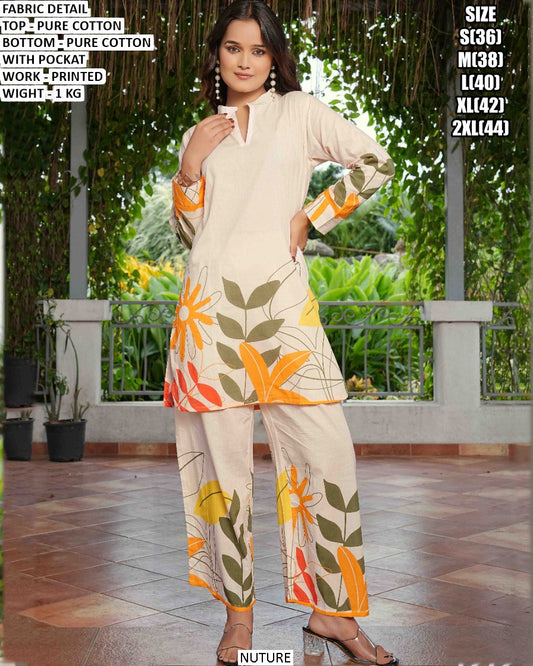 straight-cut salwar suit set