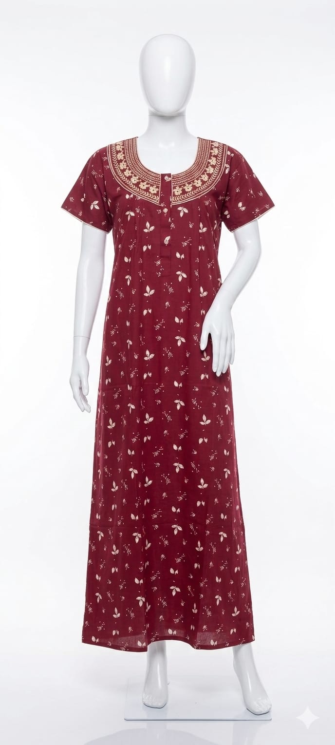 Printed Cotton Nightdress