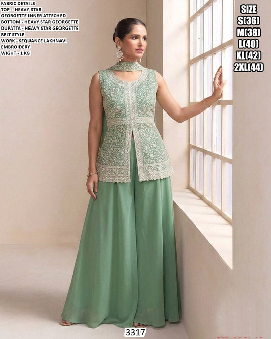 Designer Sharara Suit Set
