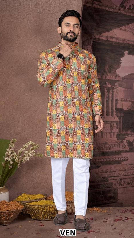 Comfortable Cotton Kurta Pyjama for men