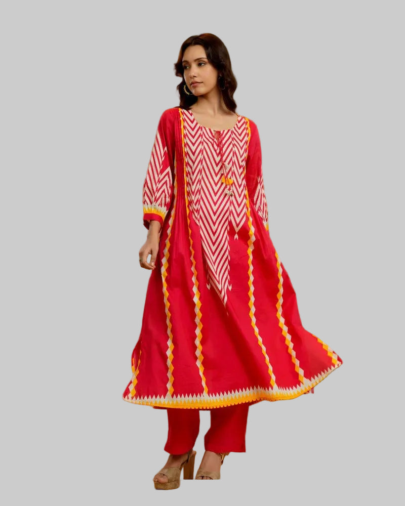 2 piece Straight Kurta sets Mul Cotton