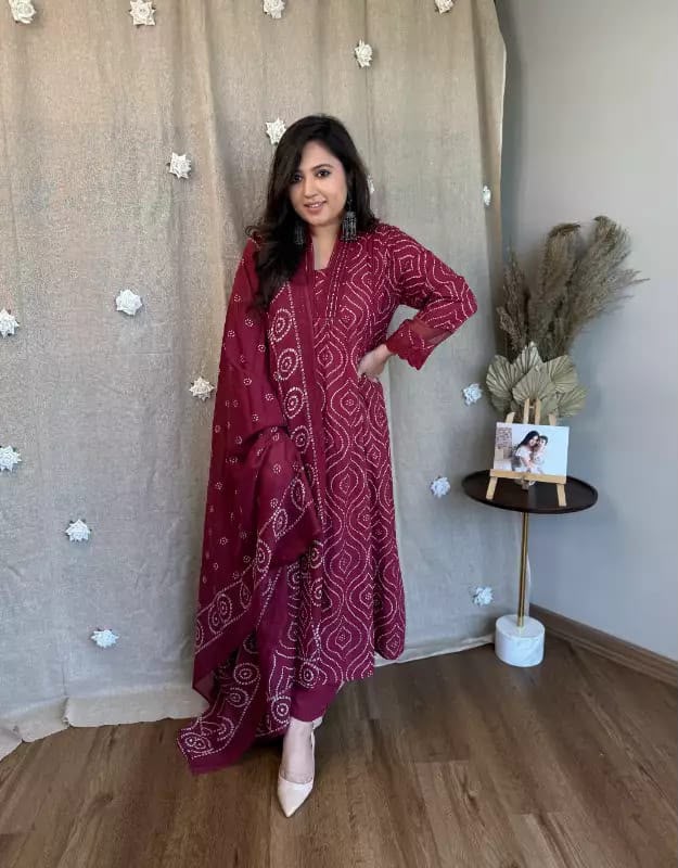 Beautiful printed kurti set
