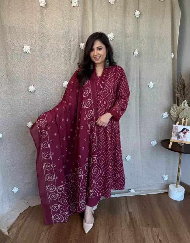 Beautiful printed kurti set
