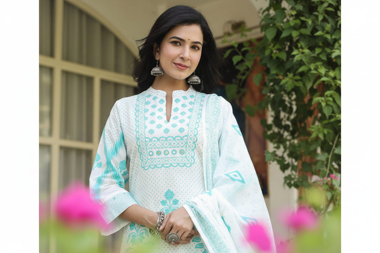 Elegant premium cotton suit