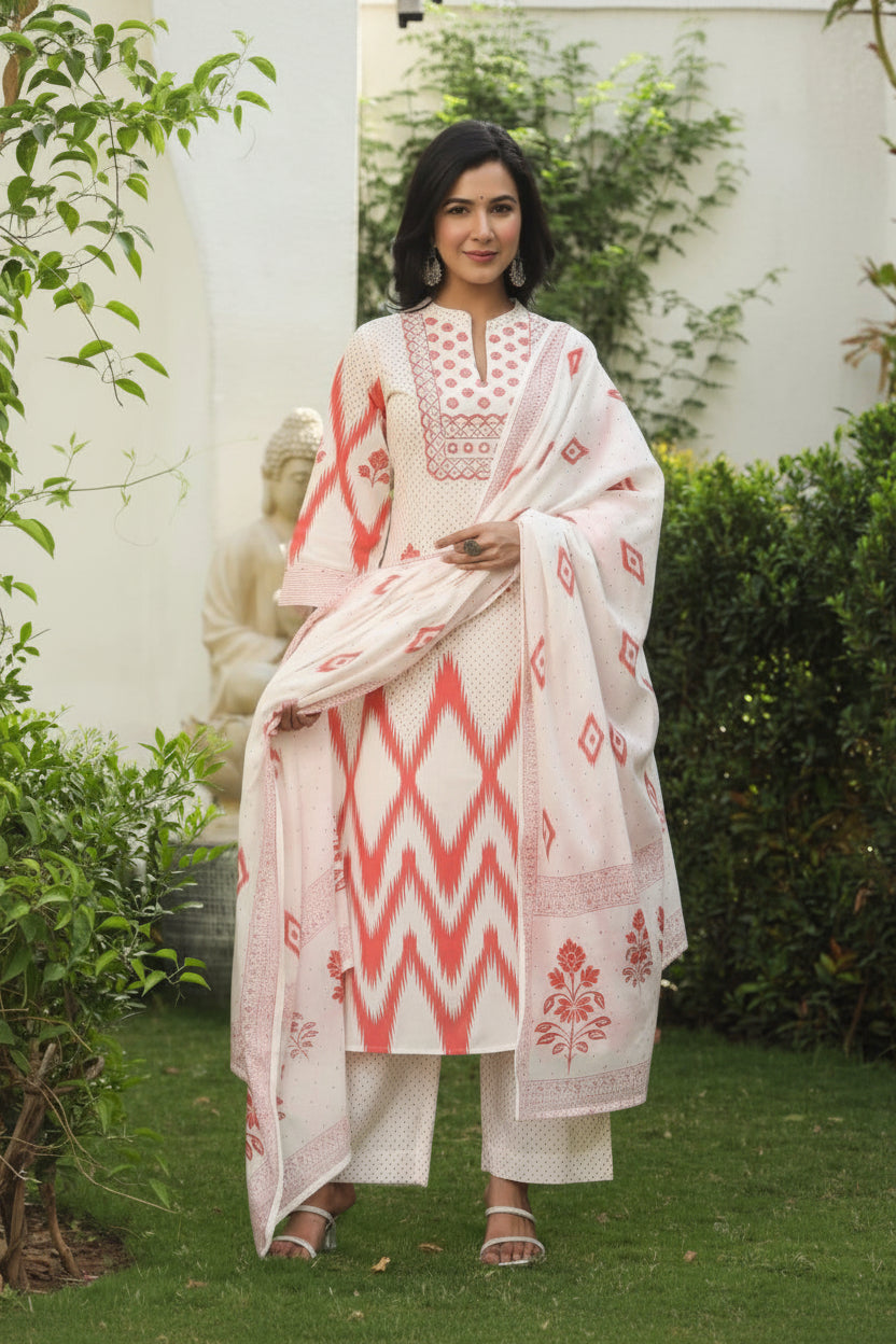 Elegant premium cotton suit
