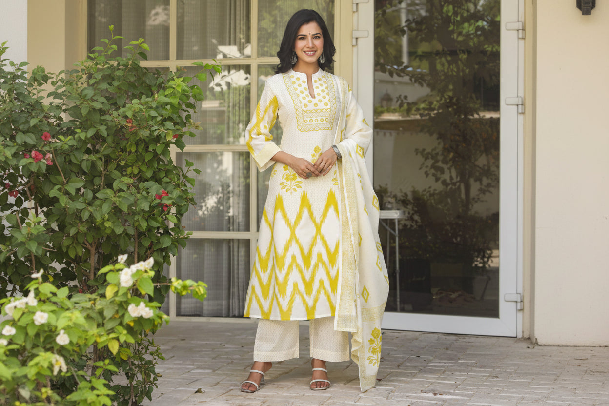 Elegant premium cotton suit