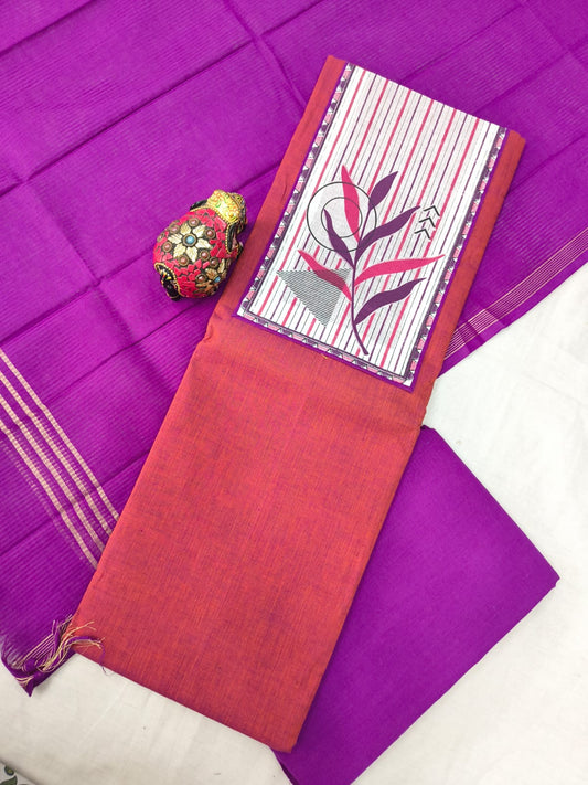 Mangalagiri cotton dress materials with print collection