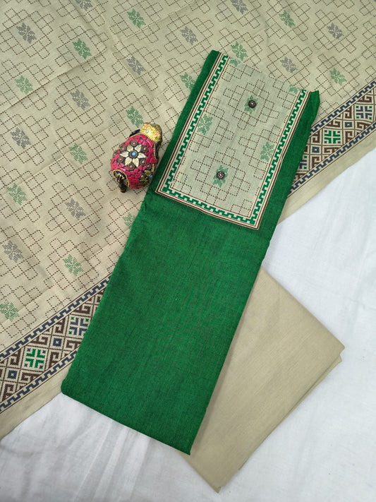 Mangalagiri cotton dress materials with print collection