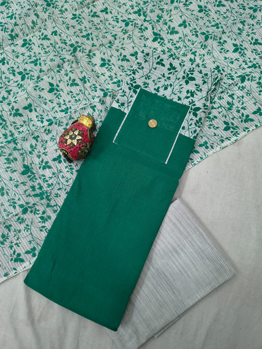 Mangalagiri cotton dress materials with print collection