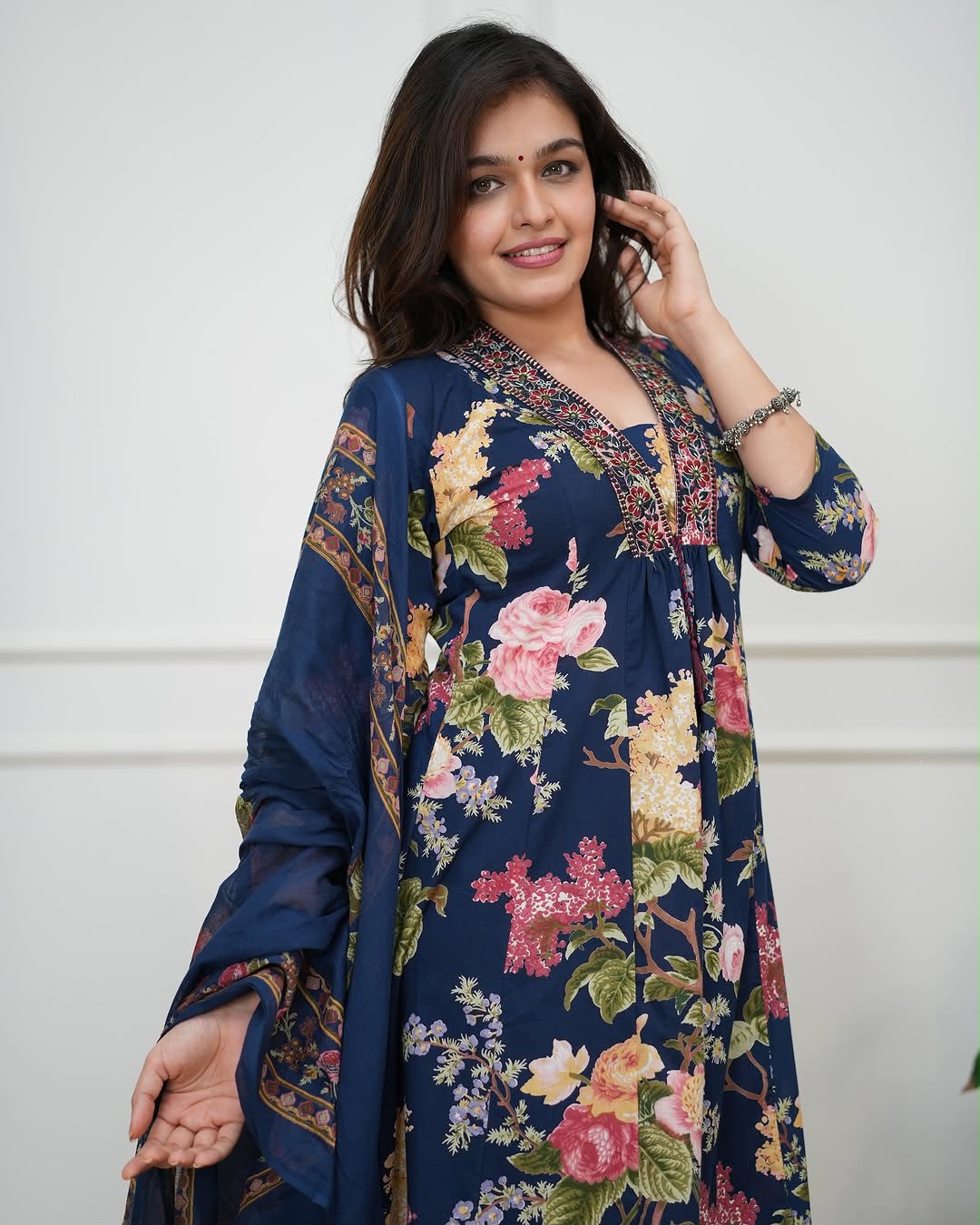 Beautiful printed kurti set